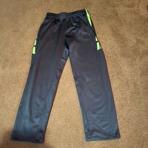 MTA Sport gray track pants with green designs S Men’s